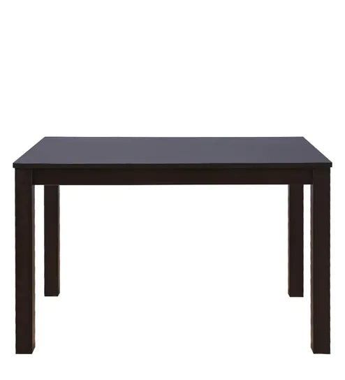 Tony 4 Seater Dining Table in Wenge Color - Oak Inside