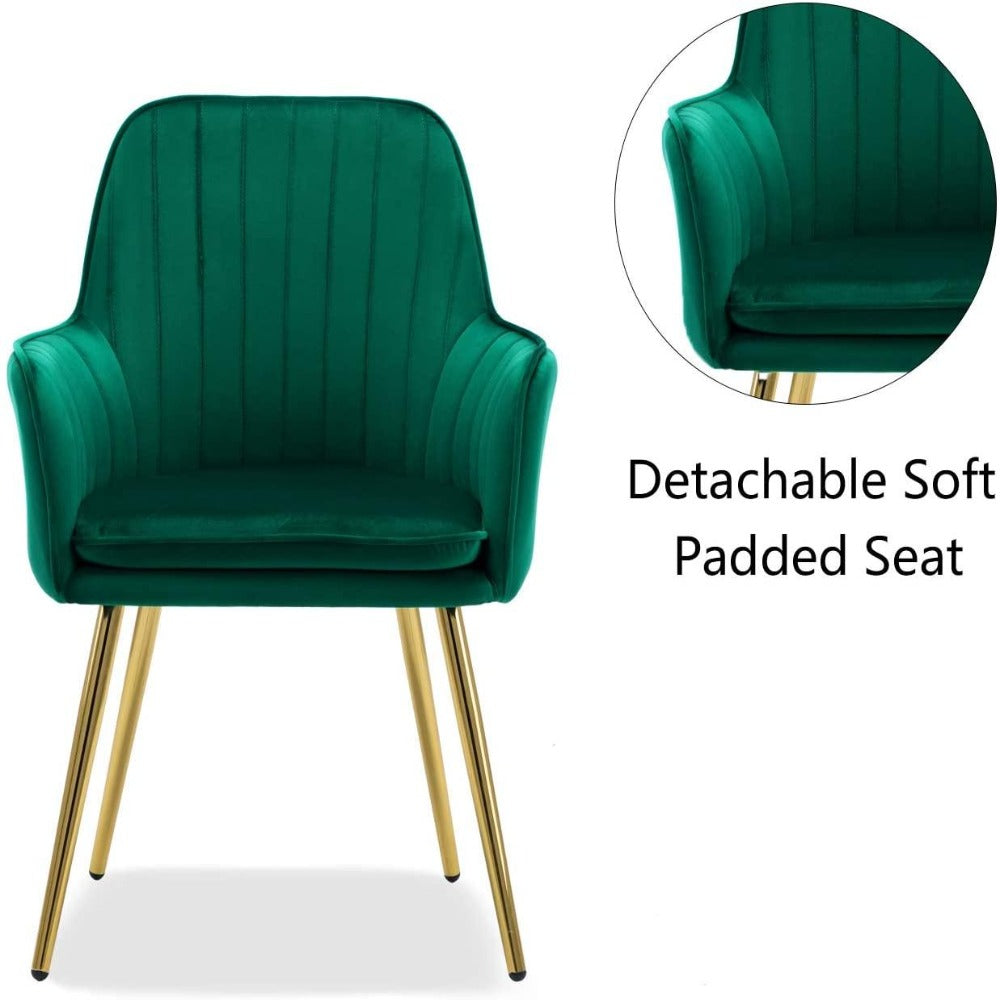 Oppo Suede Accent Chair - Oak Inside