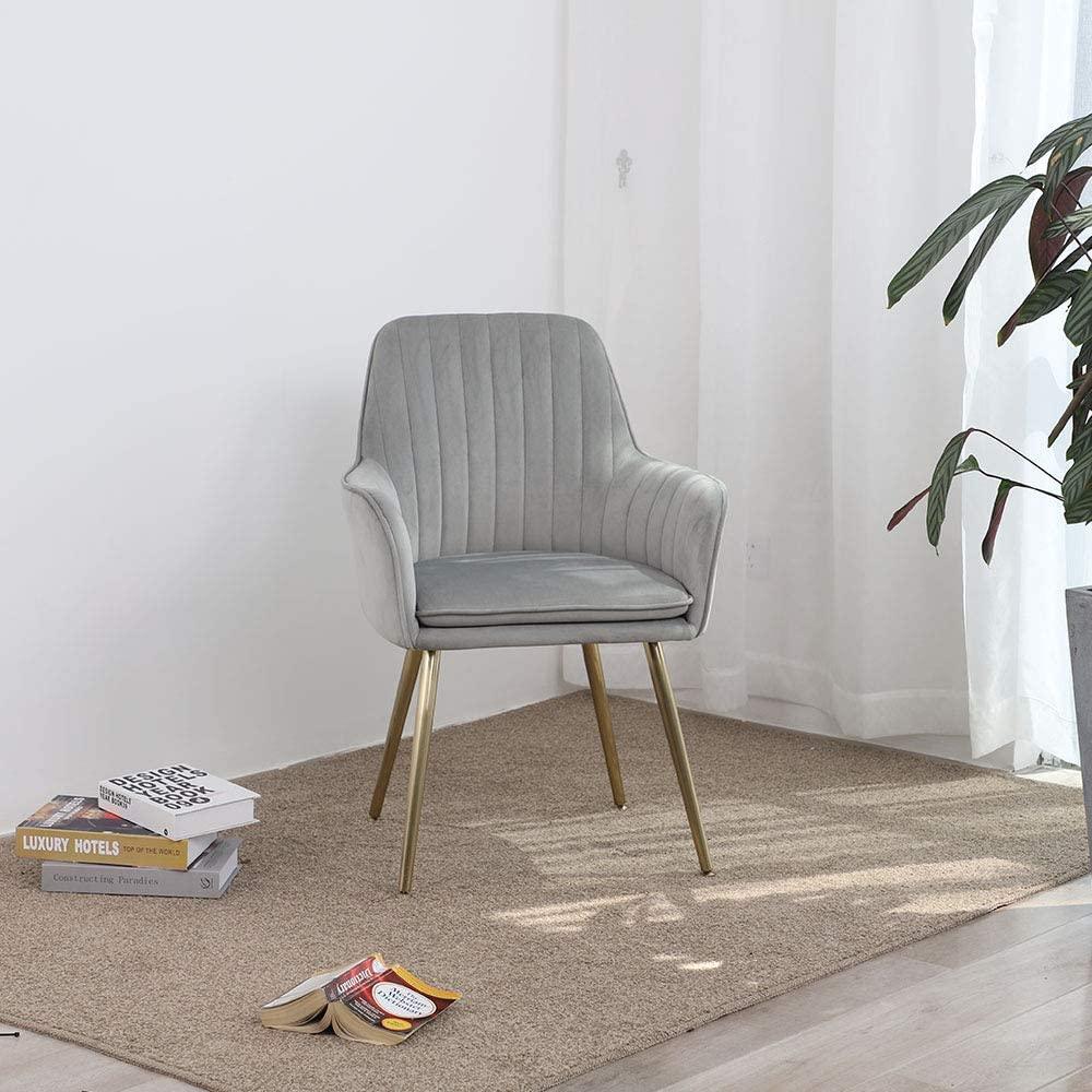 Oppo Suede Accent Chair - Oak Inside