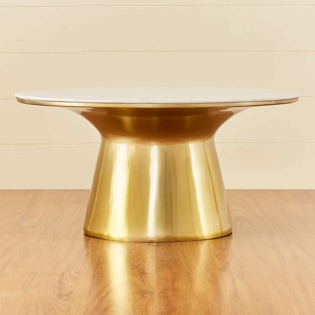Nano Center Table in Gold Finish