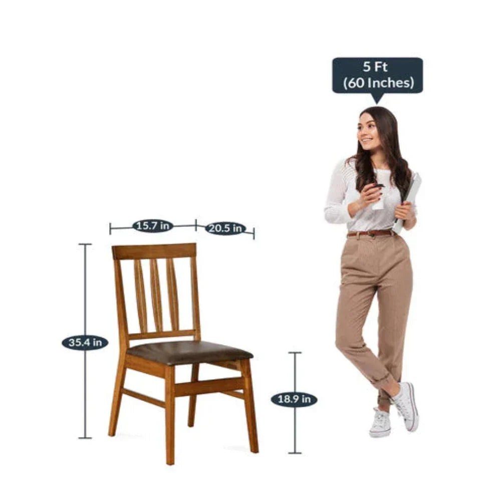 Jackie 4 Seater Dining Table in Honey Oak Color - Oak Inside