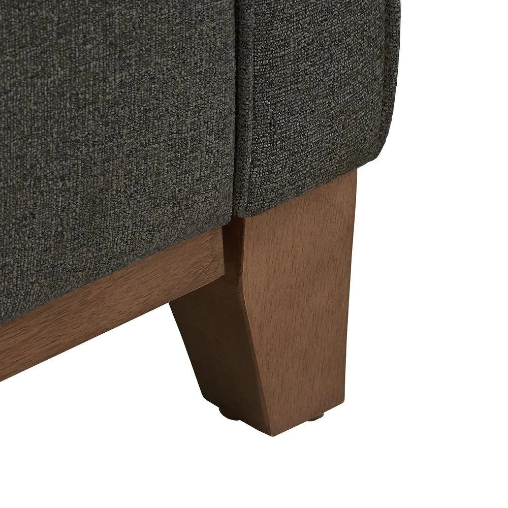 Donald Luxury Straight Line Sofa Set - Oak Inside