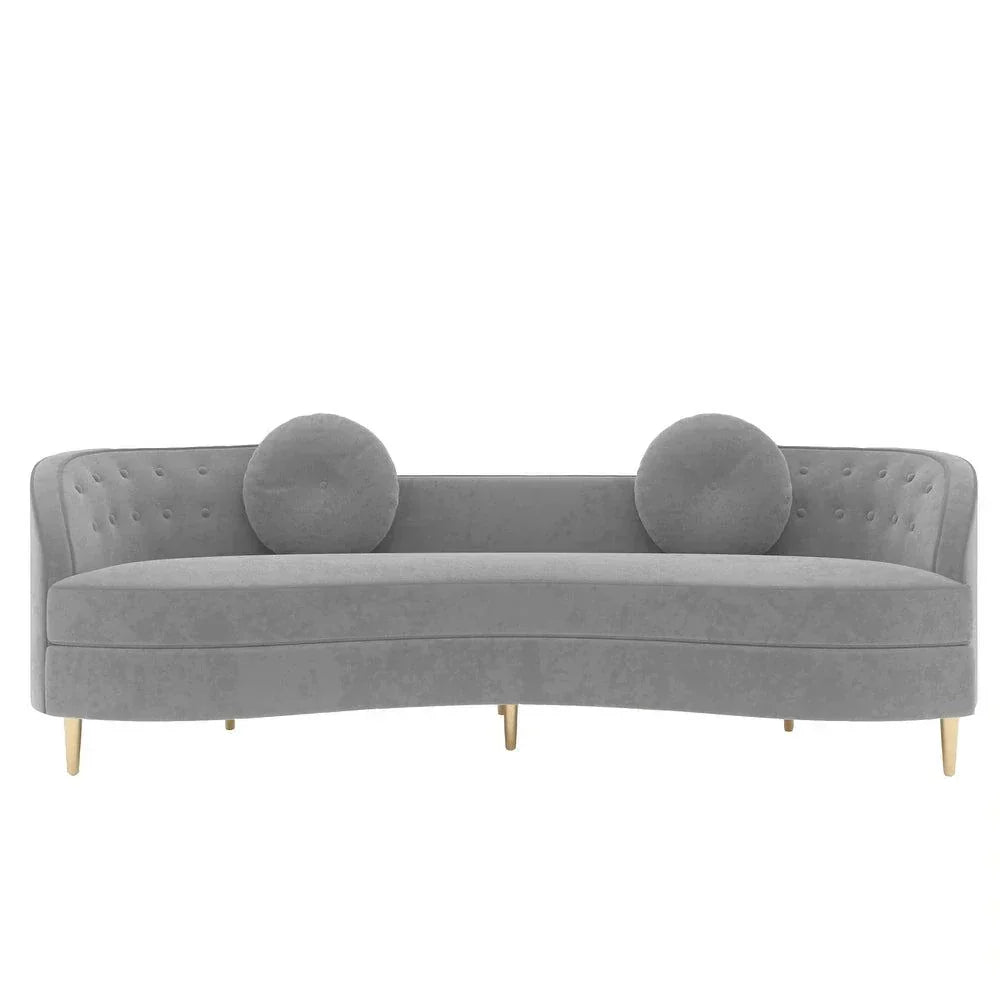 Perfecto Luxury Modern Suede Sofa Set