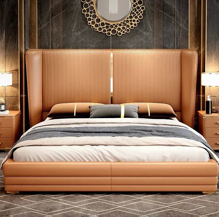 Vitara Luxury Upholstered Bed in Leatherette