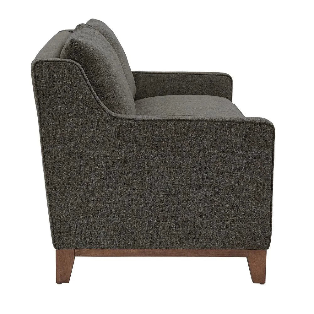 Donald Luxury Straight Line Sofa Set - Oak Inside