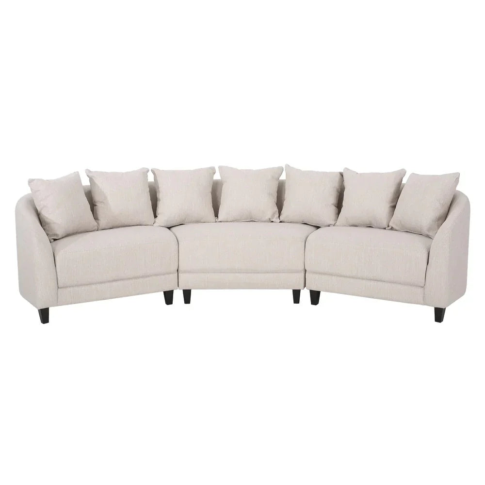 Rolex Round Modern Molfino Sectional Sofa
