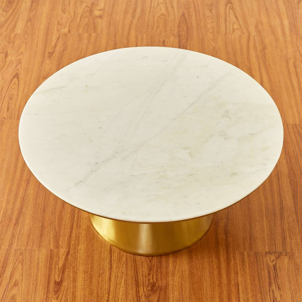 Nano Center Table in Gold Finish