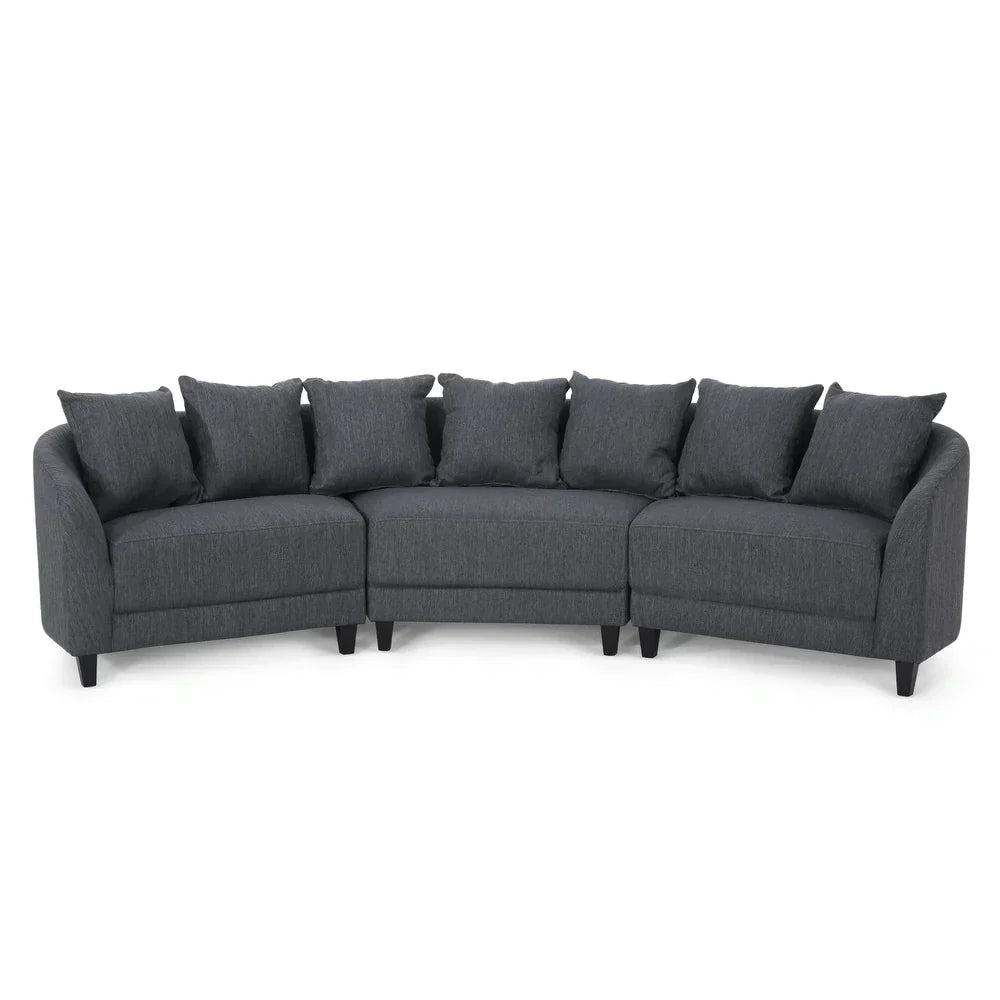 Rolex Round Modern Molfino Sectional Sofa