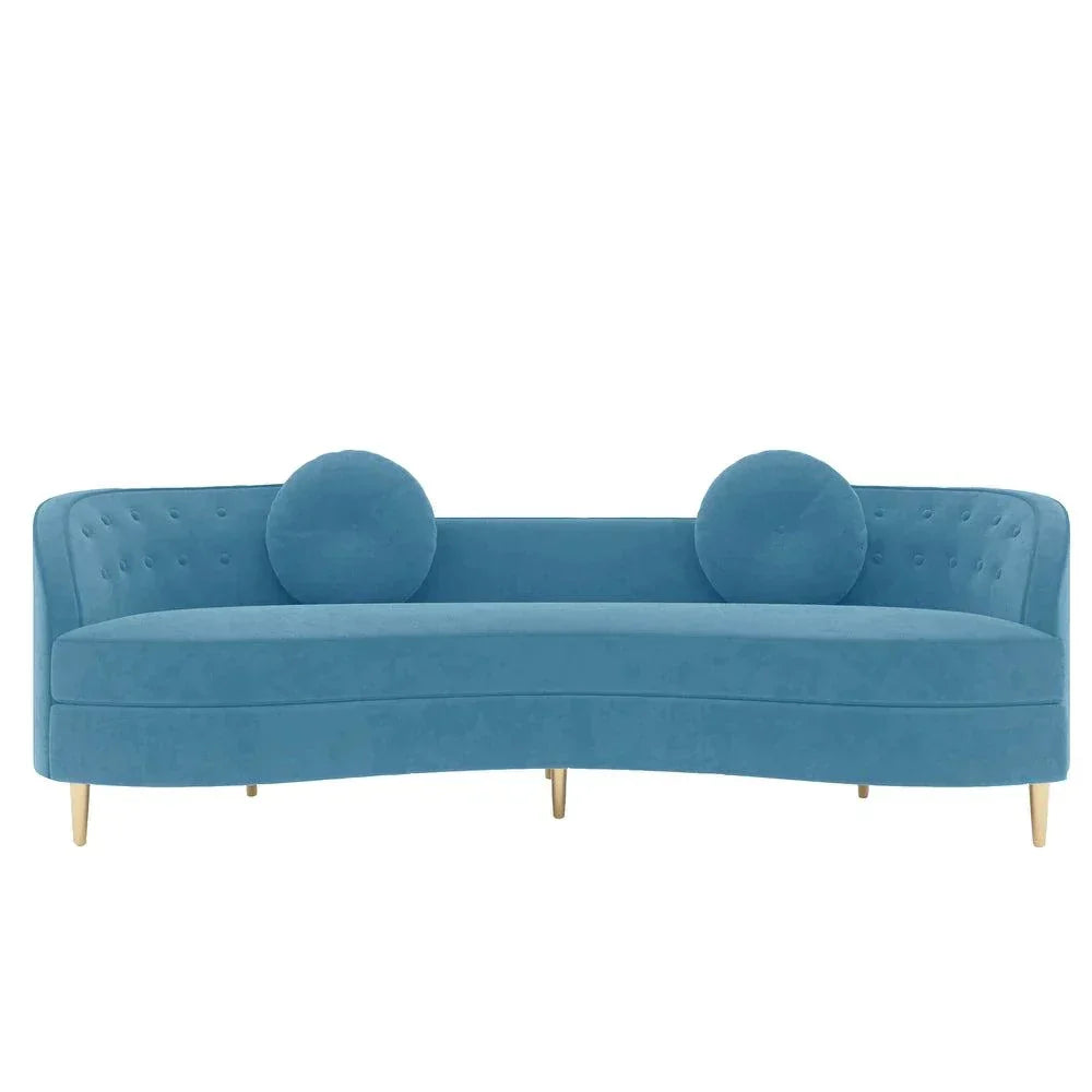 Perfecto Luxury Modern Suede Sofa Set