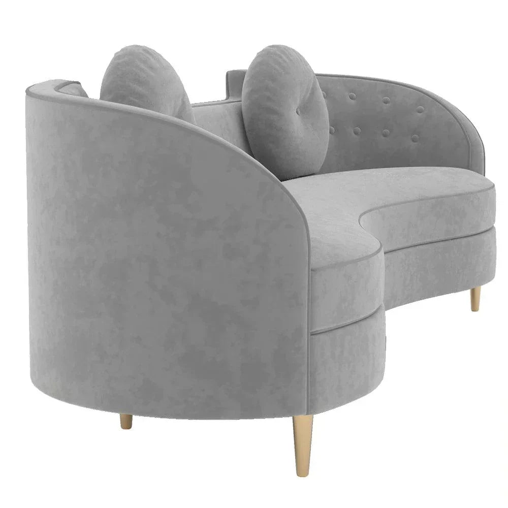 Perfecto Luxury Modern Suede Sofa Set