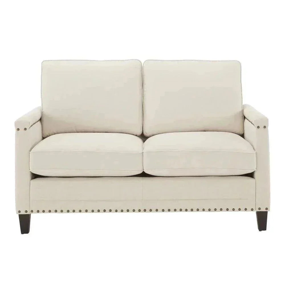 GoPro Line Sofa Set in Beige - Oak Inside