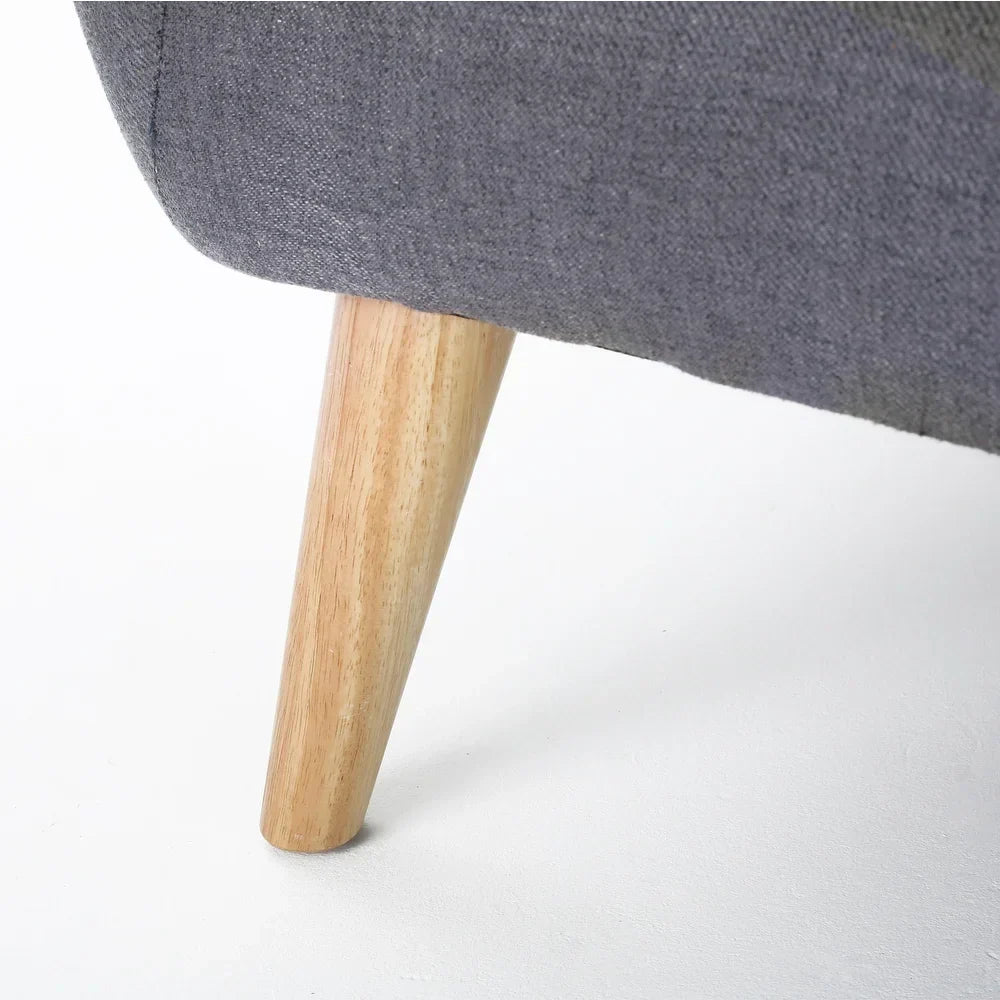 Heffy Modern Sofa Set in Suede