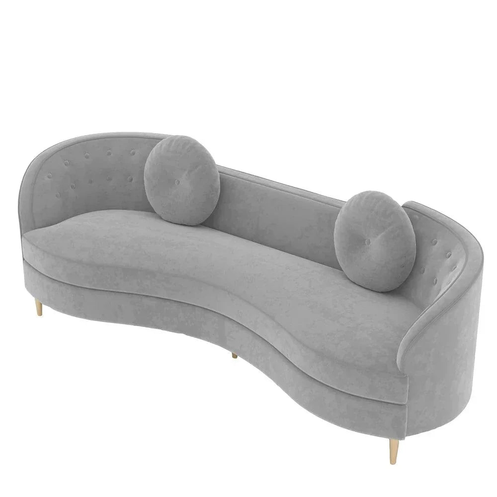 Perfecto Luxury Modern Suede Sofa Set