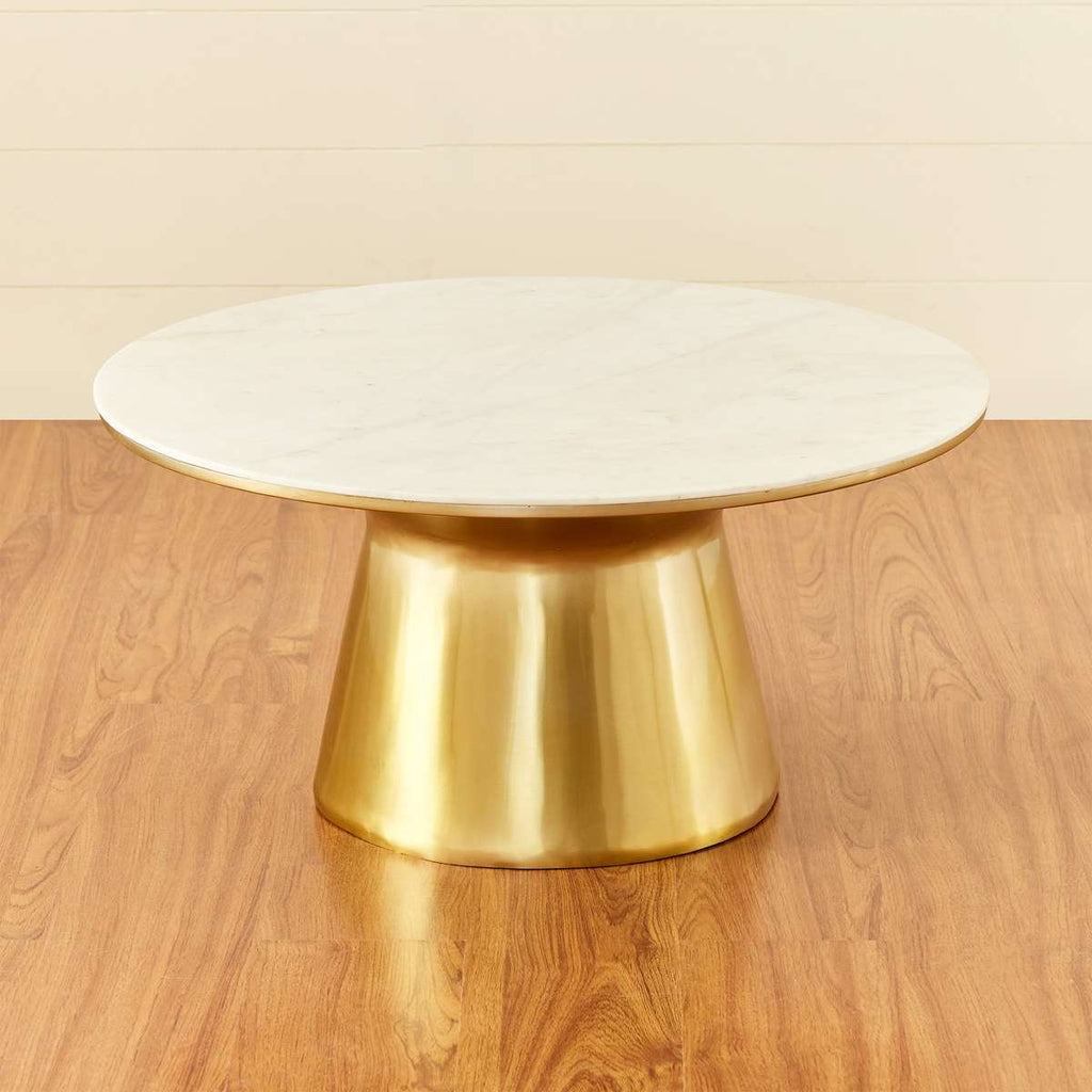 Nano Center Table in Gold Finish