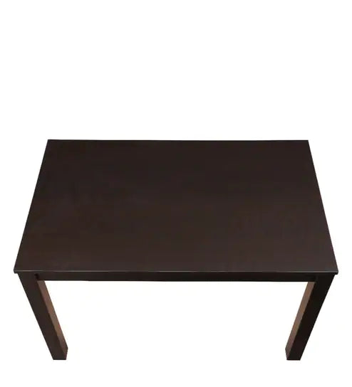 Tony 4 Seater Dining Table in Wenge Color - Oak Inside