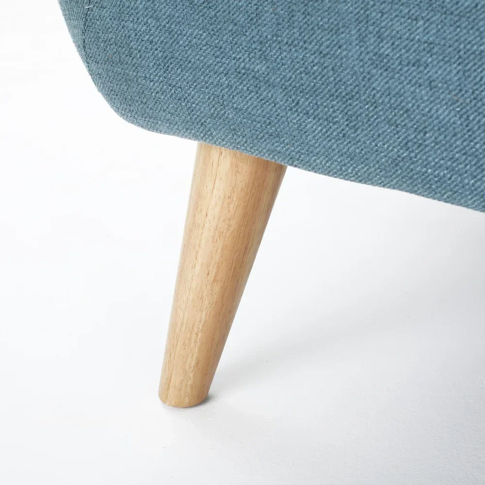 Heffy Modern Sofa Set in Suede