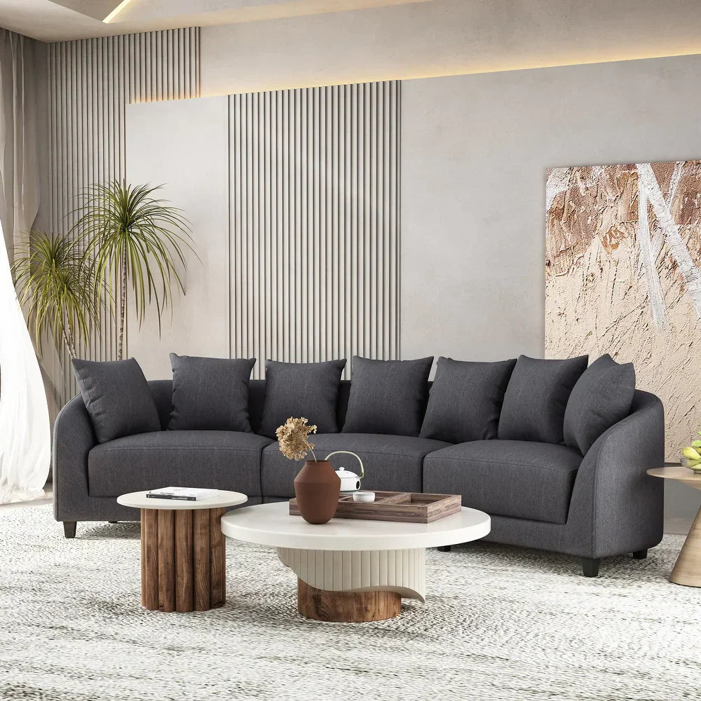 Rolex Round Modern Molfino Sectional Sofa