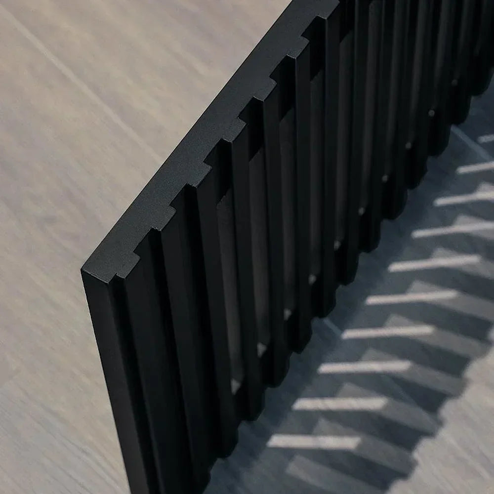 Golf Luxury TV Unit in Black - Oak Inside