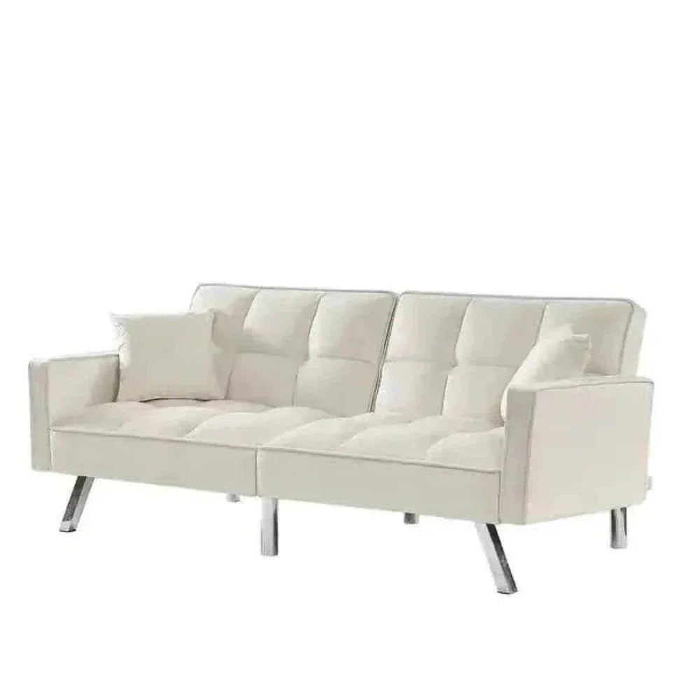 Blockbox Modern Suede Sofa Sets - Oak Inside