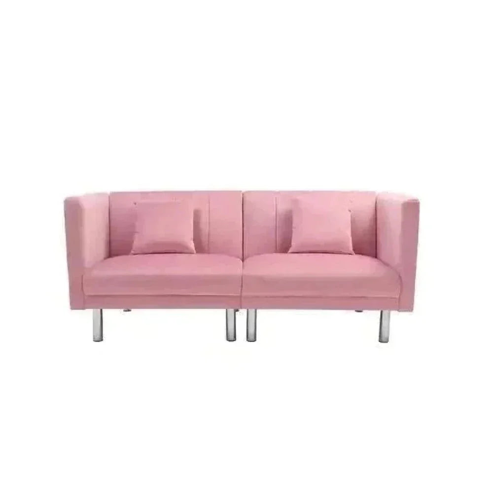 Dolcy Line Sofa Set in Pink - Oak Inside