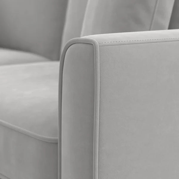 Celio Modern Suede Sectional Sofa