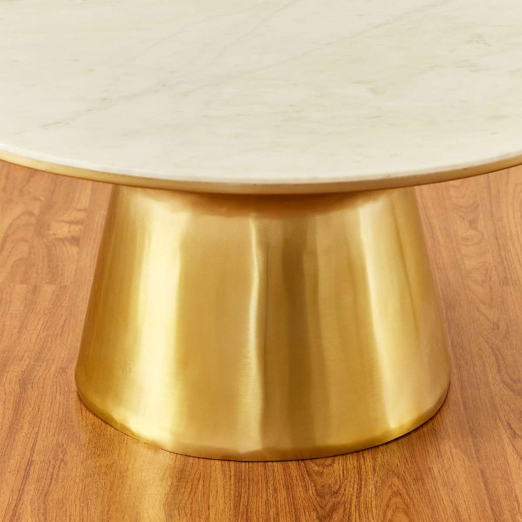 Nano Center Table in Gold Finish