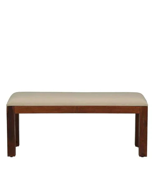 Tipsy 6 Seater Dining Table in Wenge Color (Sheesham Wood) - Oak Inside
