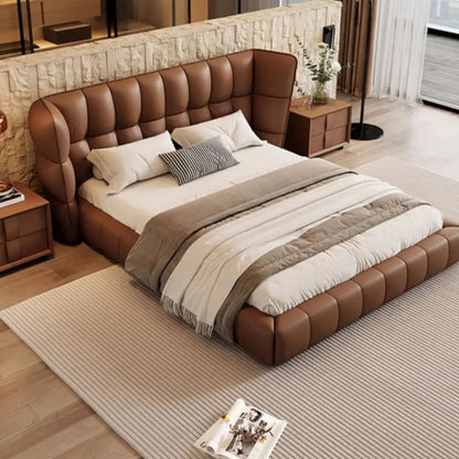 Grandeur Premium Upholstered Bed in Leatherette