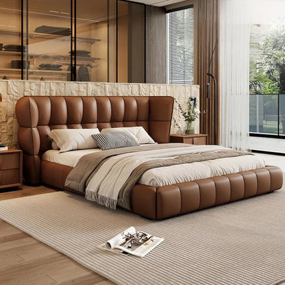 Grandeur Premium Upholstered Bed in Leatherette