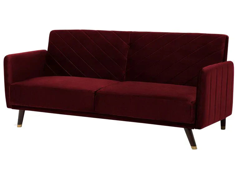 Uniline Luxury Mid-Century Sofa In Suede