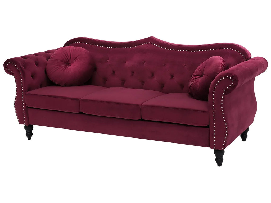 Wills Luxury Chesterfield Sofa Set in Suede