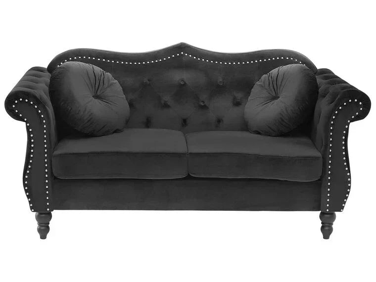 Wills Luxury Chesterfield Sofa Set in Suede