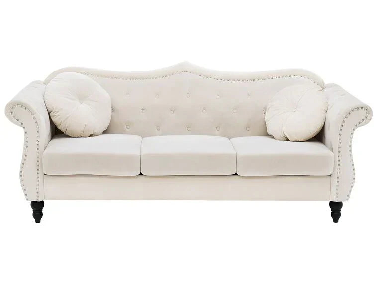 Wills Luxury Chesterfield Sofa Set in Suede